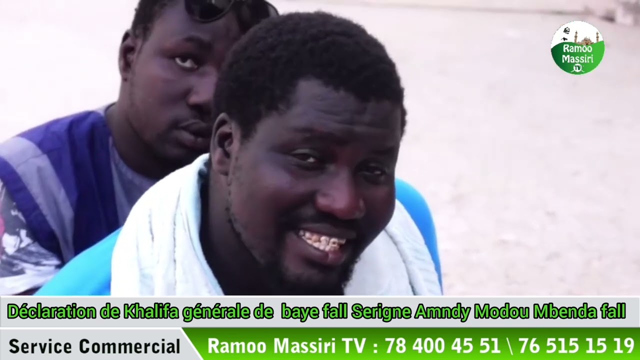 Déclaration De Khalifa Générale De Baye Fall Serigne Amndy Modou Mbenda ...