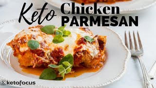 EASY KETO CHICKEN PARMESAN CASSEROLE | How to Make Keto Chicken Parmesan