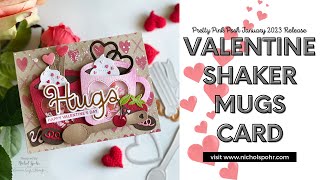 Valentine Shaker Mugs Card (Pretty Pink Posh January 2023 Release)