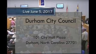 Durham City Council June 5, 2017