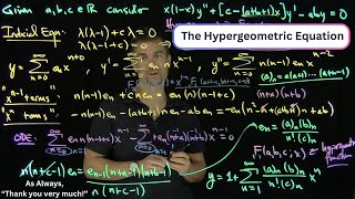 Hypergeometric Functions