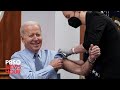 WATCH LIVE: Biden receives new COVID-19 vaccine booster, delivers remarks