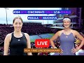 Jessica Pegula Vs Karolina Muchova LIVE Score UPDATE 2024 WTA Cincinnati Open Tennis 1/16-Finals