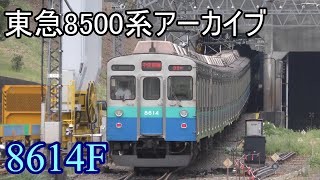 【伊豆塗装をまとったまま】東急8500系アーカイブ　8614F