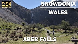 Stunning Natural UK Waterfall | Aber Falls Snowdonia National Park North Wales