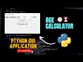 Age Calculator Using Python | Tkinter GUI project | Crazy Coders