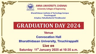 #Live: Graduation Day 2024, Anna University  (Tiruchirappalli, Ariyalur, Thirukuvalai, Pattukottai)