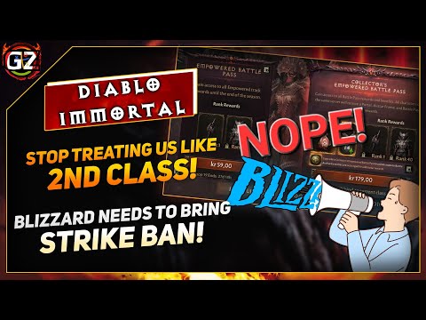 Blizzard - Needs To Stop Treating Us As Second Class GAMERS  Diablo Immortal