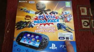 PSVita Mega Pack (10 Free Games!) Unboxing