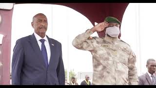 Le Général d’Armée Assimi GOÏTA, a reçu ce matin, Le Gal Abdel FATTAH Président du Soudan.