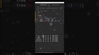 Draw A Christmas Tree In Python 🎄