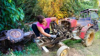 💡Repair Recover Fully Agricultural Machinery Abandoned. Repair Restart The Machine | Restoration Car