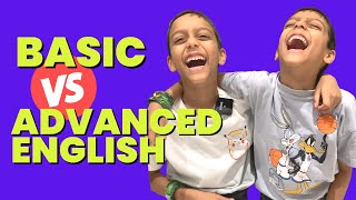 Basic English VS Advanced English Sentences | 1 Minute English Speaking Practice #shorts