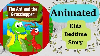 The Ant And Grasshopper|Animated Kids Bedtime stories|fairytales English #fajar_and_maa