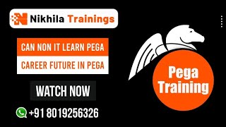 PEGA - Can Non IT people learn Pega | Career future in Pega | PEGA training for beginners.