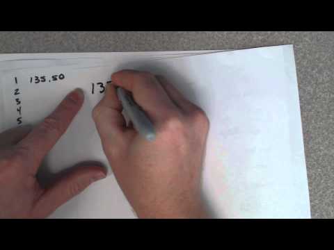 Business Math: How to calculate the average daily balance. Business Math: How to calculate the average daily balance.