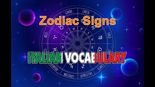 Zodiac Signs in Italian