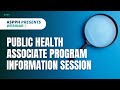 ASPPH Presents Webinar: Public Health Associate Program Information Session