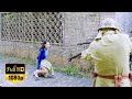 The Japanese army gun pointed at the girl but didn't know that the girl is a kung fu master.