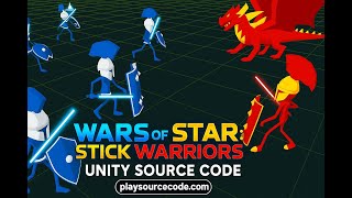 Wars of Star Stick Warriors unity source code– Buy & Reskin at Playsourcecode.com