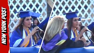 High School Valedictorian Yanked From Stage For Anti-ICE Speech: 'They Won't Give Me My Diploma'