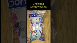 Doms wow kit unboxing😍|Doms|#shorts#ytshorts#unboxing#doms#arttrend#viral#trending#artmeme#fyp