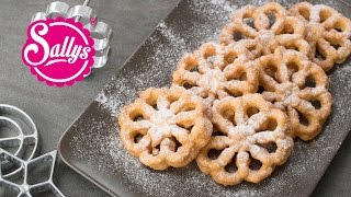 frittierte Waffeln aus Omas Zeiten / Rosettenwaffeln / Sallys Welt