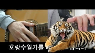 나와 호랑이님OST 「호랑수월가」 기타 완전쉽게 배워보자! [남자키]