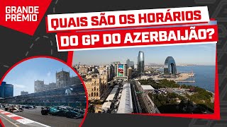 HORÁRIOS DA F1 AZERBAIJÃO COM NOVO FORMATO DA CORRIDA SPRINT