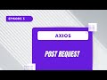 Axios  - POST Request