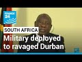 South African military deployed to flood-ravaged province • FRANCE 24 English