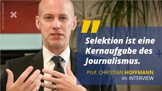 Prof. Dr. Christian Hoffmann über Diversität im Journalismus | MEDIEN360G | MDR