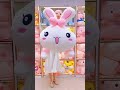 giant size fluffy plush bunny rabbit doll youtubeshorts