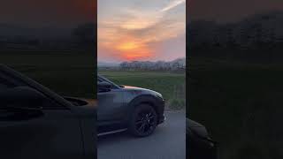 CX30 と丹波篠山の夕焼け　2023/4/1 @Tatchan-CX30 #automobile #cherryblossom