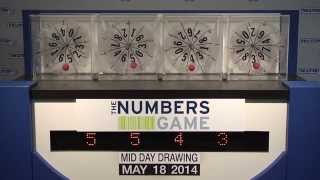 Midday Numbers Game Drawing: Sunday, May 18, 2014