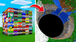 Ich TESTE 53 VERBOTENES TNT in Minecraft! 💥