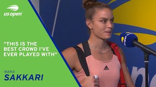 Maria Sakkari Pre-Match Interview | 2021 US Open Semifinal