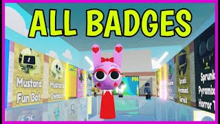 How to get ALL BADGES in 3D SPRUNKI RP AND ANIMATIONS [ VALENTINES! ] Roblox