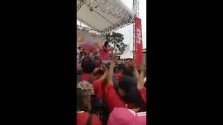 Kemeriahan Fun Walk Telkomsel di Siantar