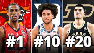 Ranking the Top 30 Prospects for the 2024 NBA Draft (End of Season Edition)