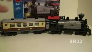 Enlighten Heavy Duty Steam Locomotive Set 631 LEGO Compatible Brick Train Toy Review