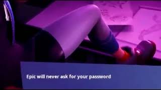 “Epic will never ask for your password”