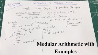 Introduction to Modular Arithmetic | Discrete Mathematics | Number Theory | Cryptography | Examples