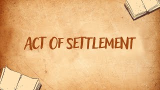 Amending act of 1781 | Act of settlement | Laxmikant polity | explain in hindi