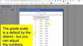 Import Grades from Aeries Gradebook