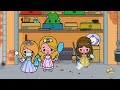 disney princess in 5 star hotel ✨ elsa and friends 💖 toca boca house ideas 😍 toca life world