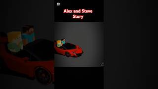 Alex and Steve story #minecraft animation #shorts