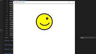 Smile emoji using python