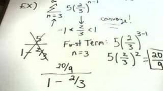 Geometric Series and the Test for Divergence - Part 1