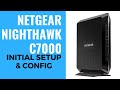 NETGEAR Nighthawk AC1900 C7000 Initial Setup & Config